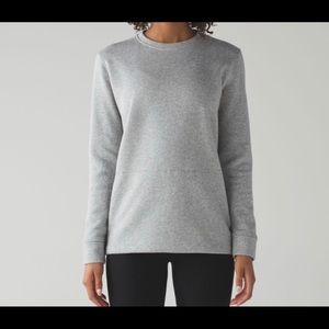 Lulelemon side zip crew